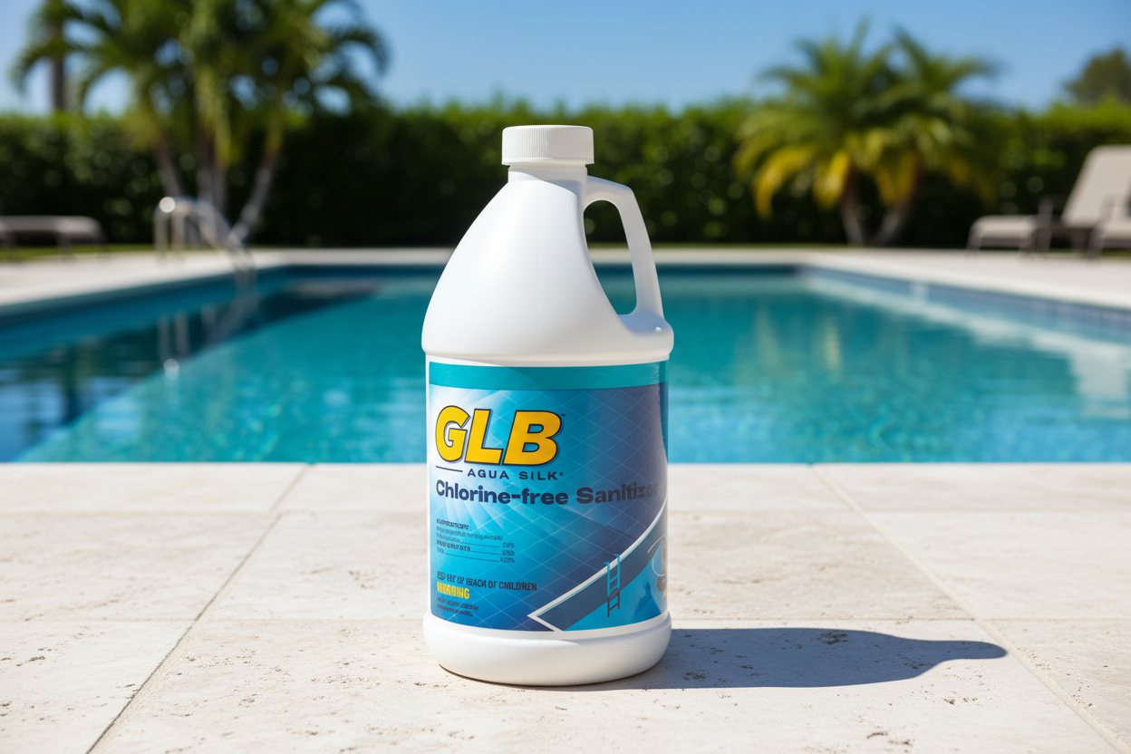 64OZ AQUASILK CHLORINE FREE SANITIZER