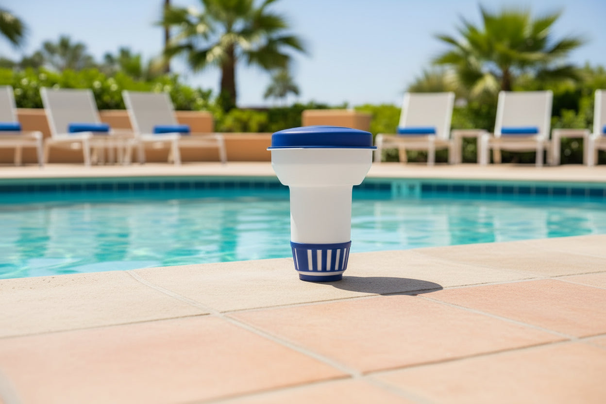 BLUE/WHITE XL FLOATING DISPENSER 3" TABS