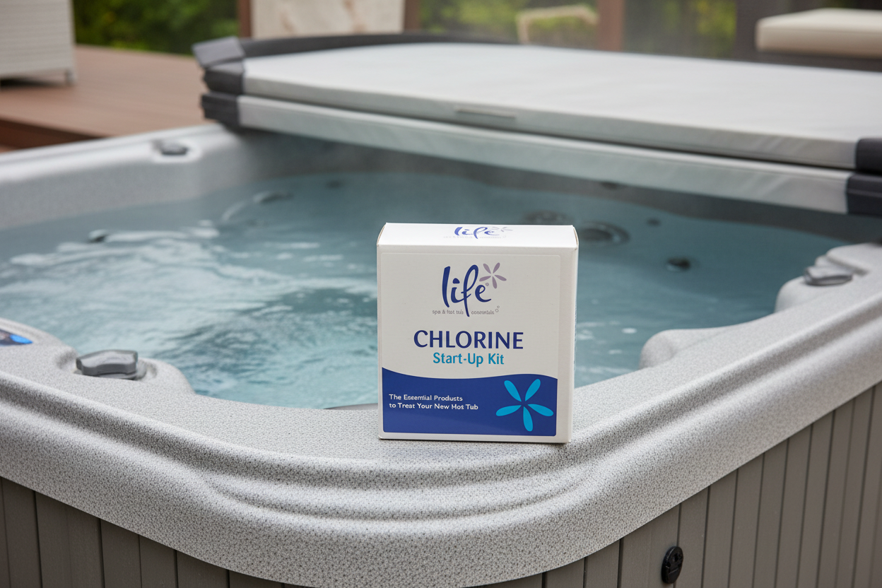 LIFE CHLORINE HOT TUB STARTER KIT